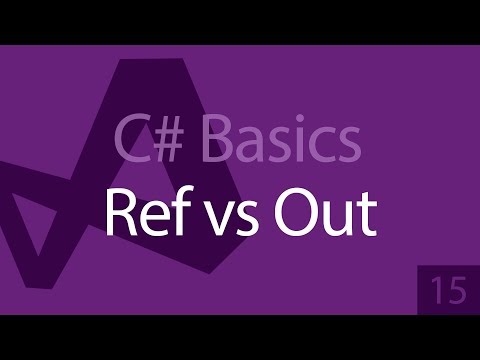 C Programming Tutorials Beginners 15 Ref and Out Keywords