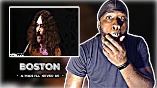 WHO IS THIS MAN SINGING?! First Time Hearing! Boston - A Man I&#39;ll Never Be (Official Video) REACTION
