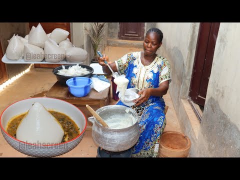 HOW I MADE AGIDI (EKO) "#COOKING AFRICAN TRADITIONAL FOOD"...