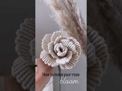 Unveiling the Artistry of 3D Macrame Roses 🌹