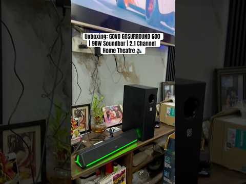 Thumbnail for Unboxing: GOVO GOSURROUND 600 | 90W Soundbar | 2.1 Channel Home Theatre 🔊 #unboxing #govo #shorts