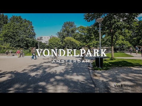 Vondelpark Biking Tour | Cycling in Amsterdam's Best Park [4K]