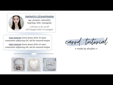 soft & easy carrd tutorial — © rshu