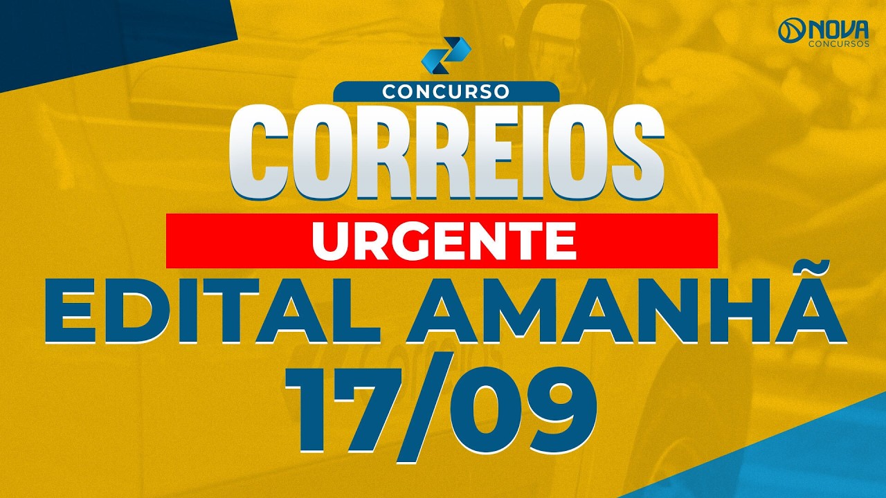 Concurso Correios 2024 Nível Médio: edital pode ser publicado amanhã