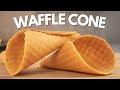 Crunchy Ice Cream Cone Recipe - Quick & Easy Waffle Cone