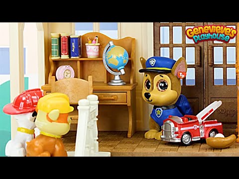 Paw Patrol get a New House \u0026 Go to the Shopping Mall - Learning Video for Kids!
