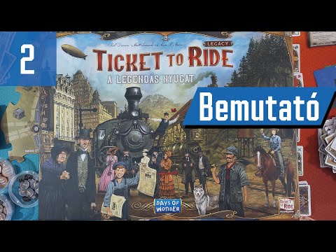 Ticket to Ride Legacy: A Legendás Nyugat | Bemutató | Első lépések | 2. Rész - PumiGame