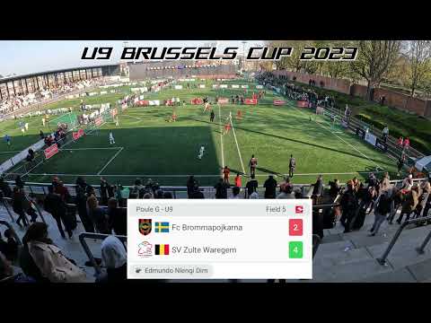 Brussels Cup 2023 | U9 | Fc Brommapojkama vs SV Zulte Waregem | Geoffroy De MAeyer