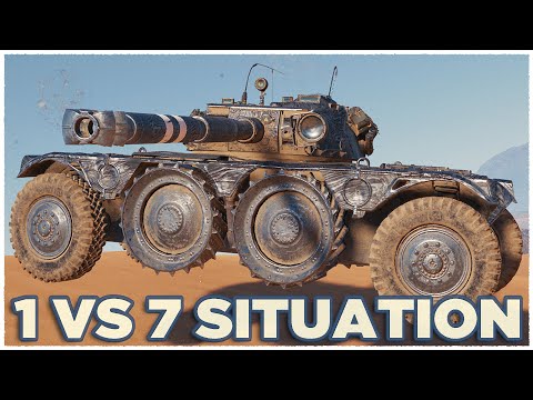Panhard EBR 105 • 1 VS 7 Situation