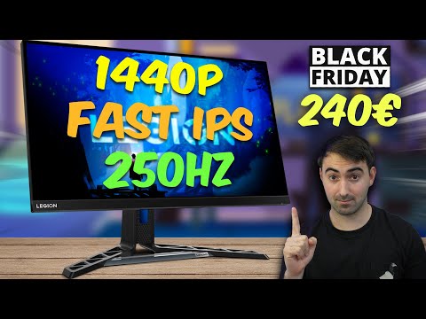 Aprovecha un 35% de descuento en este monitor de juegos Lenovo 1440p, gracias al Black Friday: por 