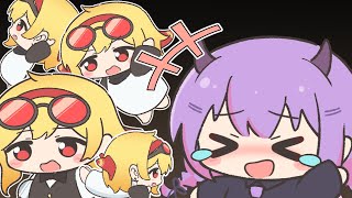 【手描き】カエラの日本語の勢いにツボってホラゲーどころじゃなくなるトワ様【常闇トワ/Kaela Kovalskia/ホロライブ】