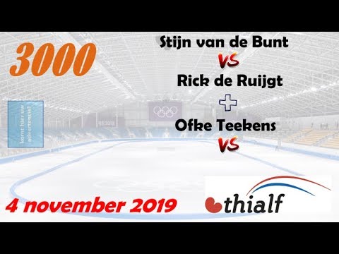 Stijn van de Bunt vs Rick de Ruijgt en Ofke Teekens 3000 Thialf 20191104