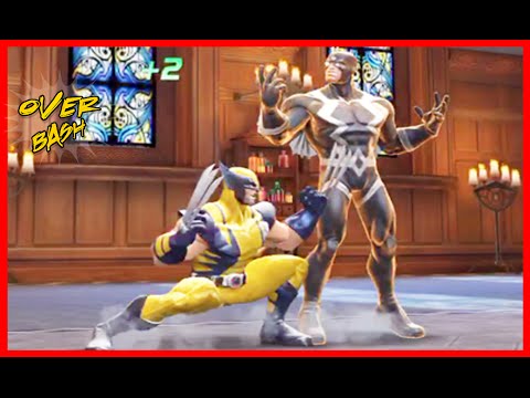 Marvel-Contest of Champions- Blackbolt Vs Wolverine / 5 stars/ All Movements /HD/Super Attacks!!