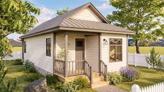 16' x 36' (5 x 11 Meters) Smart One-Bedroom Tiny House With a Surprisi