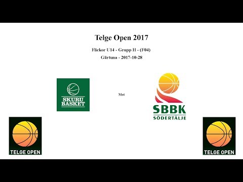 Skuru Basket (F04) mot Södertälje BBK - Telge Open - 2017-10-28
