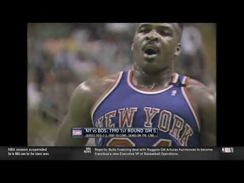 NBA Playoffs 1995 ECR1 G5 New York Knicks vs Boston Celtics