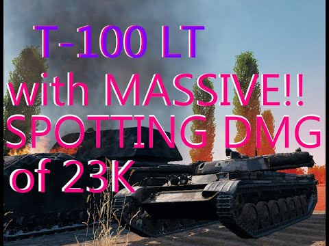 World of Tanks T-100 LT How To Spot Prokhorovka With 23k Spotting Dmg (ft. Bohdanator [TENTS])