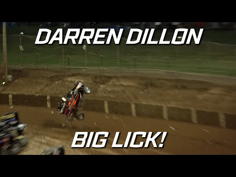 Speedcars: Darren Dillon Rollover - Archerfield Speedway