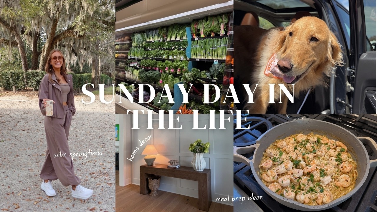 SUNDAY RESET VLOG: spend the day with me! grocery haul, meal prep ideas, home decor updates, & more!