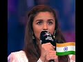 Alia Bhatt Sang National Anthem At Pro Kabddi League