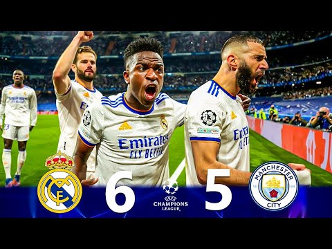 Highlights  Real Madrid 6 5 Manchester City 🔥 GREATEST COMEBACK    UCL 2022 Full HD 1080i