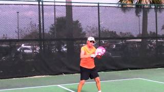 Pickleball: Blocking a Smash, Deb Harrison