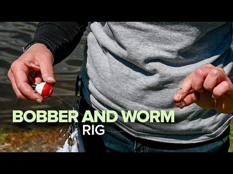 How To Rig a Bobber and Worm for Fishing