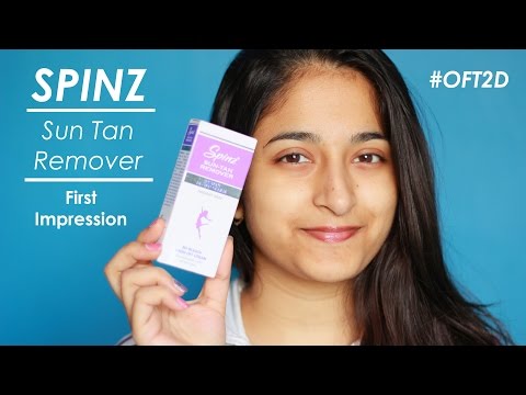 Spinz Sun Tan Remover | First Impression #OFT2D Video