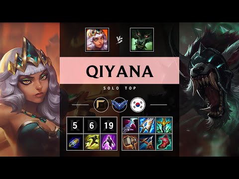 Qiyana Top vs Warwick - KR Diamond Patch 25.15