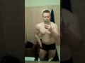 18 yo teen hulk flexing