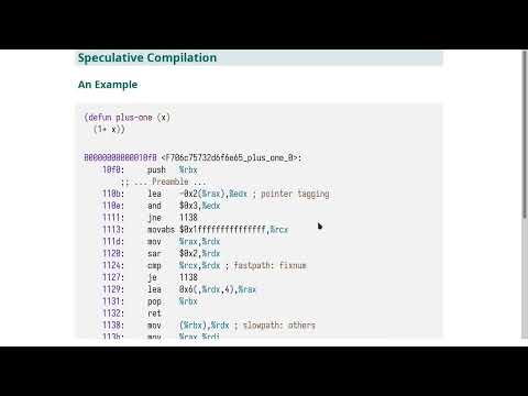 EmacsConf 2025: Juicemacs: exploring speculative JIT compilation for ELisp in Java