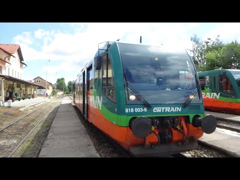 Jízda s os Vlakem číslo 18107 linky S8 GWTR v úseku Volary - Strakonice, 22.6.2024 🙂👍