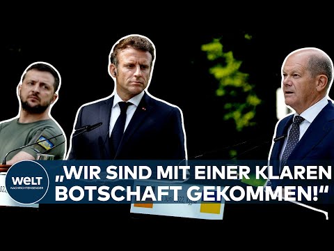 SCHOLZ IN KIEW: Klare Botschaft! "Die Ukraine gehört zur europäischen Familie"