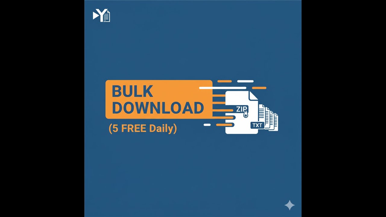 The ULTIMATE Bulk YouTube Subtitle Downloader (100+ Videos in One Click) | YTVidHub Guide