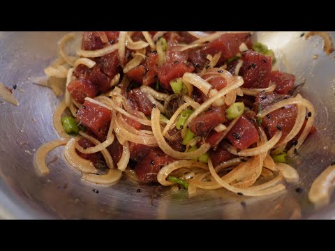 Hawaiian Style Blue Fin Tuna Poke- My Way!