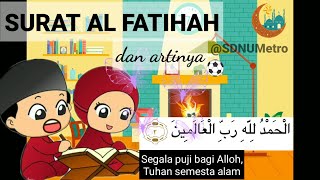 Download lagu Surat Alfatihah dan Artinya - Anak anak || SDNU METRO mp3