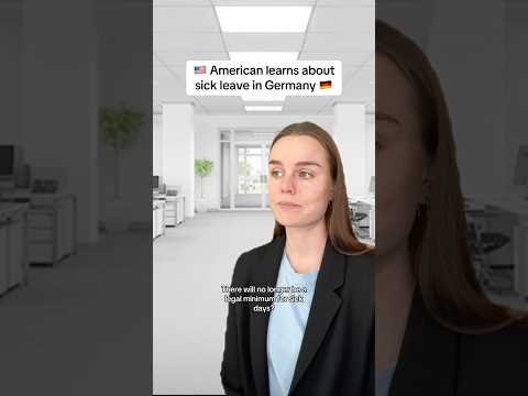 American learns about sick leave in Germany 🇩🇪🇺🇸