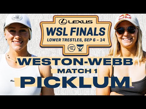 Tatiana Weston-Webb vs Molly Picklum | Lexus WSL Finals 2024 - Match 1
