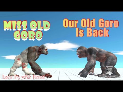 animal revolt battle simulator - Miss Old Goro | Old Goro In arbs mobile | Old Goro vs New Goro...?