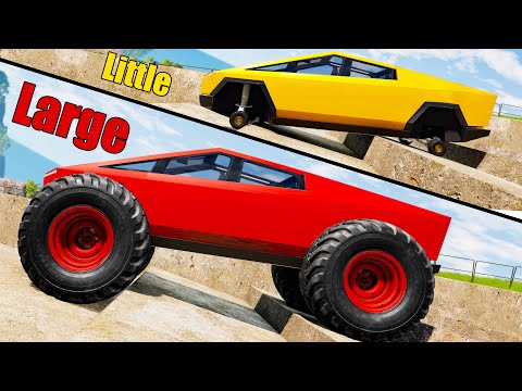 Large vs Little Wheels #29 - Beamng drive
