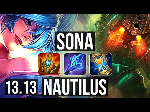 SONA & Varus vs NAUTILUS & Karthus (SUP) | 1/0/16, 1500+ games, 1.7M mastery | EUW Master | 13.13