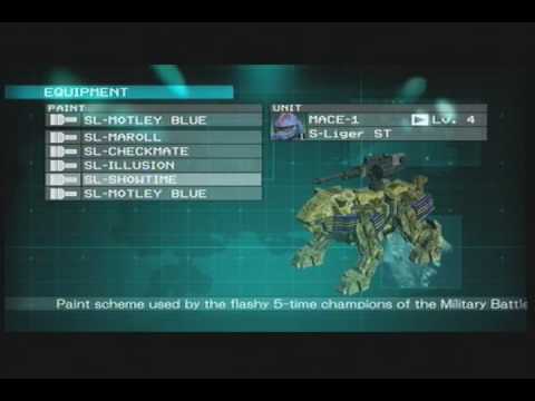 zoids assault xbox 360 cheats