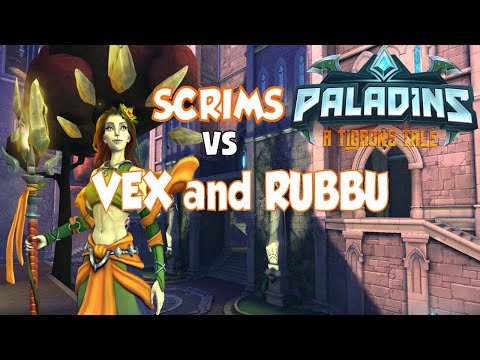 PRO TANK PALADINS SCRIMS vs RUBBU and VEX30 - Paladins Gameplay