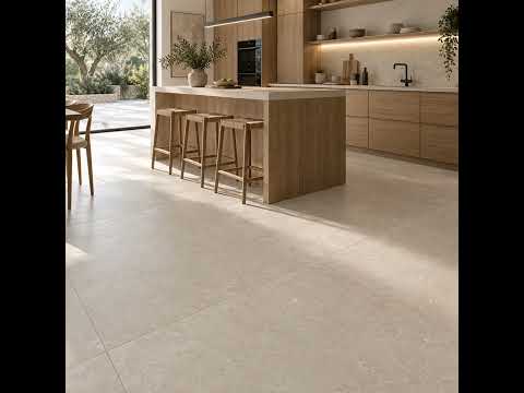 Carrelage sol effet Travertin Piana beige 100x100 cm
