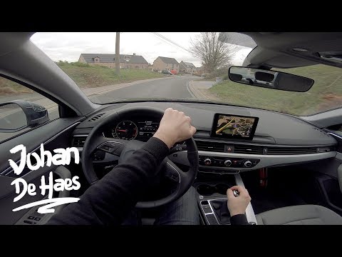 2019 Audi A4 Sedan 2.0 TDI 122 hp POV Test drive