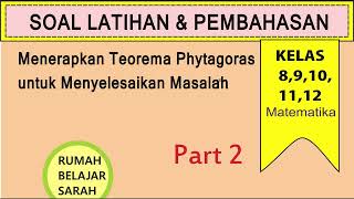 Menerapkan Teorema Phytagoras untuk Menyelesaikan Masalah 2