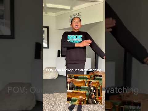 She felt the Hana Mana 🙌🏽 #haka #māori #toitūtetiriti