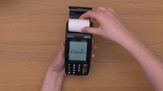 How to change a paper roll in your card machine