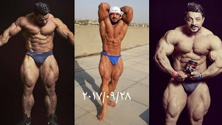 Bearded Muscle Hunk Bodybuilder - mohammad almalak 796