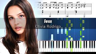 Download lagu Olivia Rodrigo - less - Piano Tutorial with Sheet Music mp3 Download lagu Olivia Rodrigo - less - Piano Tutorial with Sheet Music mp3